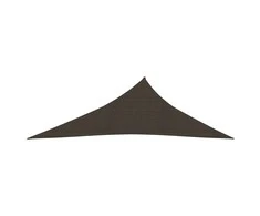 Uždanga nuo saulės, rudos spalvos, 3x4x5m, HDPE, 160g/m²