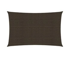 Uždanga nuo saulės, rudos spalvos, 3x5m, HDPE, 160g/m²