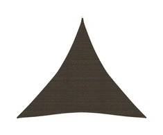 Uždanga nuo saulės, rudos spalvos, 4,5x4,5x4,5m, HDPE, 160g/m²