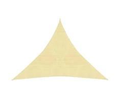 Uždanga nuo saulės, smėlio, 4,5x4,5x4,5m, HDPE, 160g/m²