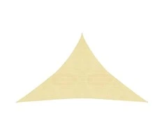 Uždanga nuo saulės, smėlio spalvos, 3x3x4,2m, HDPE, 160g/m²