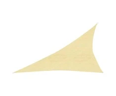 Uždanga nuo saulės, smėlio spalvos, 3x4x5m, HDPE, 160g/m²