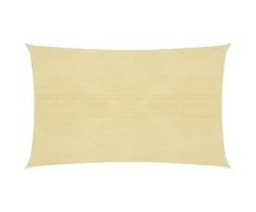 Uždanga nuo saulės, smėlio spalvos, 3x5m, HDPE, 160g/m²