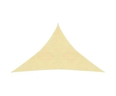 Uždanga nuo saulės, smėlio spalvos, 5x5x6m, HDPE, 160g/m²