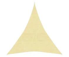 Uždanga nuo saulės, smėlio spalvos, 5x6x6m, HDPE, 160g/m²