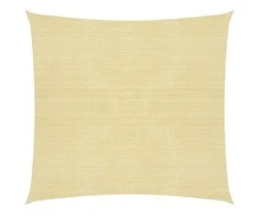 Uždanga nuo saulės, smėlio spalvos, 7x7m, HDPE, 160g/m²