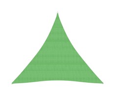 Uždanga nuo saulės, šviesiai žalia, 3,6x3,6x3,6m, HDPE, 160g/m²