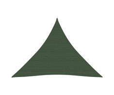 Uždanga nuo saulės, tamsiai žalia, 3x3x3m, HDPE, 160g/m²