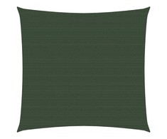 Uždanga nuo saulės, tamsiai žalia, 4,5x4,5m, HDPE, 160g/m²
