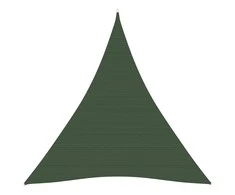 Uždanga nuo saulės, tamsiai žalia, 5x6x6m, HDPE, 160g/m²