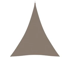 Uždanga nuo saulės, taupe, 4x4x5m, oksfordo audinys, trikampė