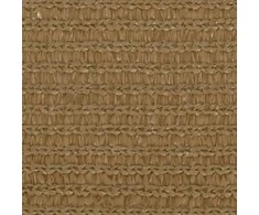 Uždanga nuo saulės, taupe spalvos, 3,6x3,6x3,6m, HDPE, 160g/m²