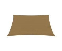 Uždanga nuo saulės, taupe spalvos, 3x3m, HDPE, 160g/m²