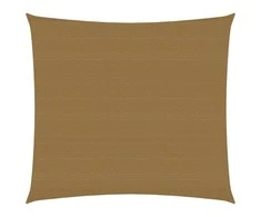 Uždanga nuo saulės, taupe spalvos, 4x4m, HDPE, 160g/m²
