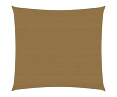 Uždanga nuo saulės, taupe spalvos, 6x6m, HDPE, 160g/m²