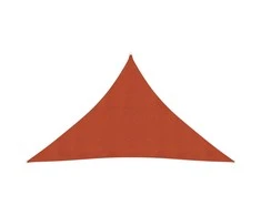 Uždanga nuo saulės, terakota, 3,5x3,5x4,9m, HDPE, 160g/m²