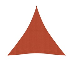 Uždanga nuo saulės, terakota, 4,5x4,5x4,5m, HDPE, 160g/m²