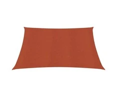 Uždanga nuo saulės, terakota spalvos, 2x2m, HDPE, 160g/m²