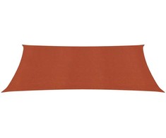 Uždanga nuo saulės, terakota spalvos, 6x8m, HDPE, 160g/m²