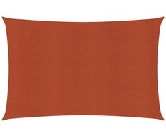 Uždanga nuo saulės, terakota spalvos, 6x8m, HDPE, 160g/m²