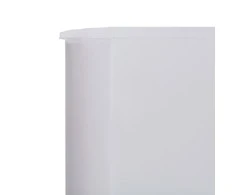 Uždanga nuo vėjo, 3 plokštės, smėlio balta, 400x80cm, audinys