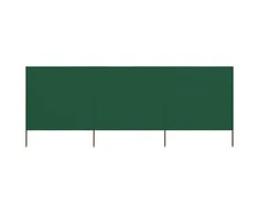 Uždanga nuo vėjo, 3 plokštės, žalia, 400x160cm, audinys