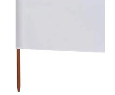 Uždanga nuo vėjo, 9 plokštės, smėlio balta, 1200x160cm, audinys
