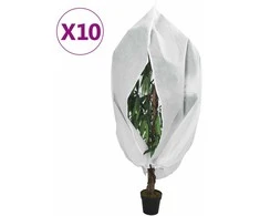 Uždangalai augalams su užtrauktukais, 10vnt., 3,14x2,5m, 70g/m²