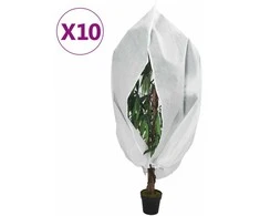 Uždangalai augalams su užtrauktukais, 10vnt., 2,36x2 m, 70g/m²