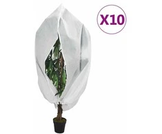 Uždangalai augalams su užtrauktukais, 10vnt., 3,93x3,5m, 70g/m²