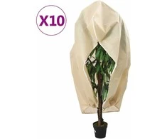 Uždangalai augalams su užtrauktukais, 10vnt., 2,36x2 m, 70g/m²