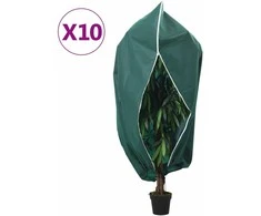 Uždangalai augalams su užtrauktukais, 10vnt., 3,14x2,5m, 70g/m²
