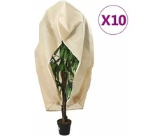 Uždangalai augalams su užtrauktukais, 10vnt., 1,2x1,8 m, 70g/m²