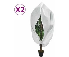 Uždangalai augalams su užtrauktukais, 2vnt., 1,55x1,55m, 70g/m²