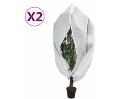 Uždangalai augalams su užtrauktukais, 2vnt., 1x1,55m, 70g/m²