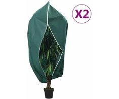 Uždangalai augalams su užtrauktukais, 2vnt., 2,36x2m, 70g/m²