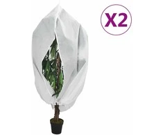 Uždangalai augalams su užtrauktukais, 2vnt., 3,93x3,5m, 70g/m²