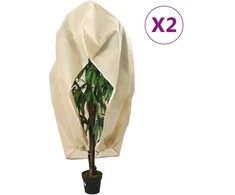 Uždangalai augalams su užtrauktukais, 2vnt., 1,55x1,55m, 70g/m²