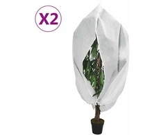 Uždangalai augalams su užtrauktukais, 2vnt., 2,36x2m, 70g/m²