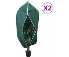 Uždangalai augalams su užtrauktukais, 2vnt., 3,93x3,5m, 70g/m²