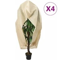 Uždangalai augalams su užtrauktukais, 4vnt., 3,93x3,5m, 70g/m²