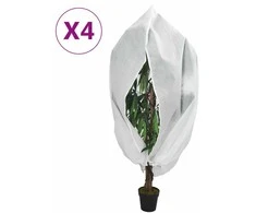 Uždangalai augalams su užtrauktukais, 4vnt., 3,14x2,5 m, 70g/m²