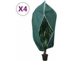 Uždangalai augalams su užtrauktukais, 4vnt., 2,36x2 m, 70g/m²