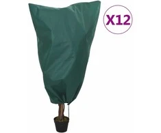 Uždangalai augalams su virvutėmis, 12vnt., 0,8x1,2m, 70g/m²