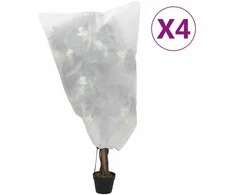 Uždangalai augalams su virvutėmis, 4vnt., 0,8x1,2m, 70g/m²