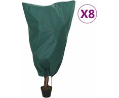 Uždangalai augalams su virvutėmis, 8vnt., 0,8x0,8m, 70g/m²