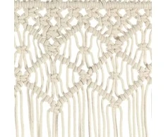 Užuolaida, 140x240cm, medvilnė, makrame stiliaus