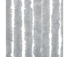 Užuolaida nuo musių, pilkos spalvos, 100x200cm, šenilis