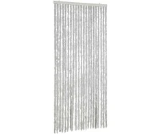 Užuolaida nuo musių, pilkos spalvos, 100x220cm šenilis
