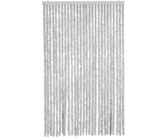 Užuolaida nuo musių, pilkos spalvos, 118x220cm, šenilis